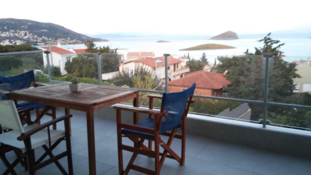 Seaview Pool Villa Near Beach And Athens Airport Pórto Ráfti Exterior foto